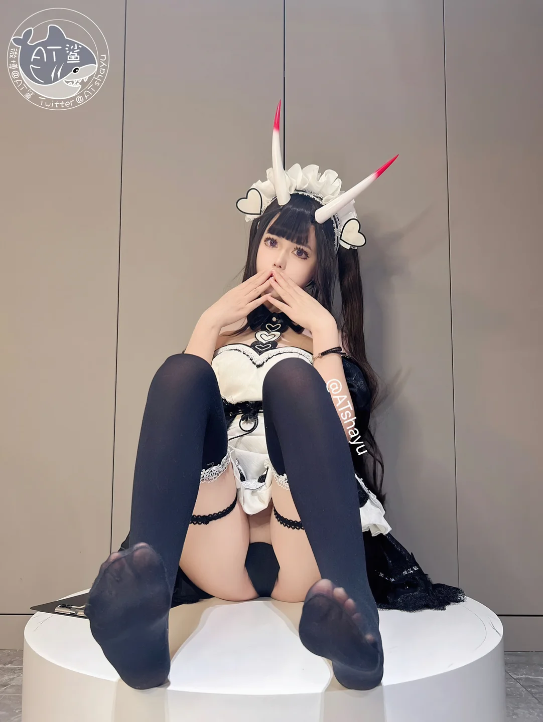 AT鲨 – 碧蓝航线 能代女仆 [83P1V-469MB] 【丝足阁写真】053.webp