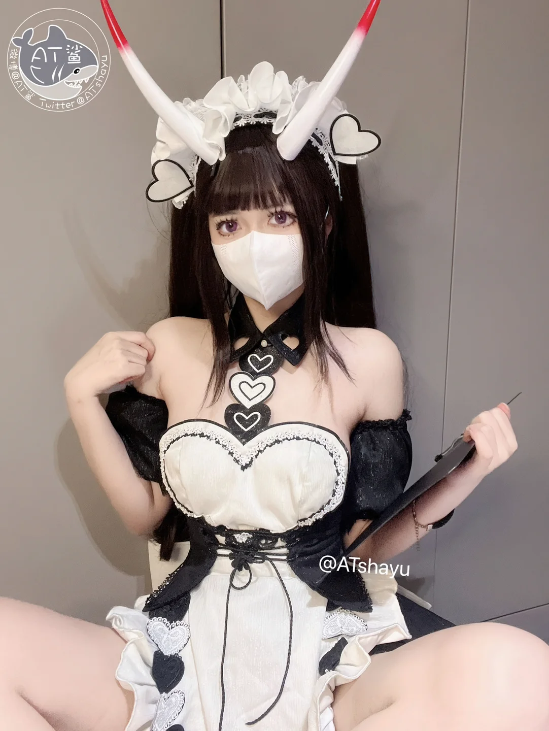 AT鲨 – 碧蓝航线 能代女仆 [83P1V-469MB] 【丝足阁写真】082.webp