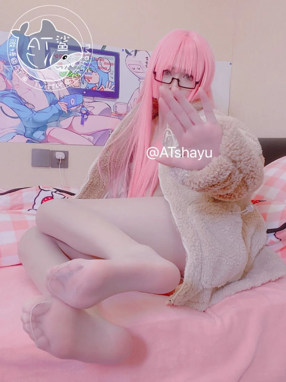 AT鲨 - 熊熊羊羔绒 [23P] tg@simisebaisi14.webp