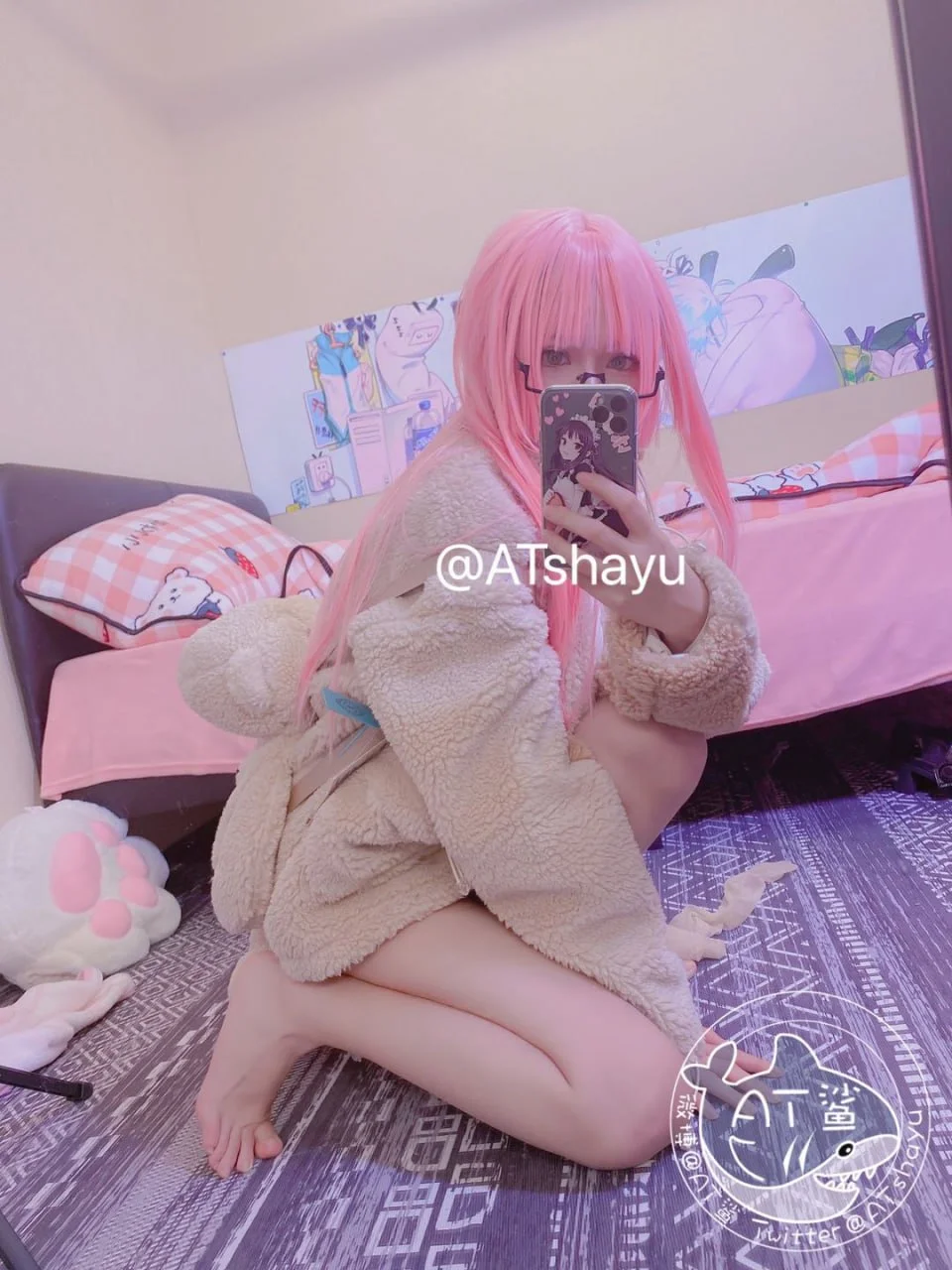 AT鲨 - 熊熊羊羔绒 [23P] tg@simisebaisi15.webp
