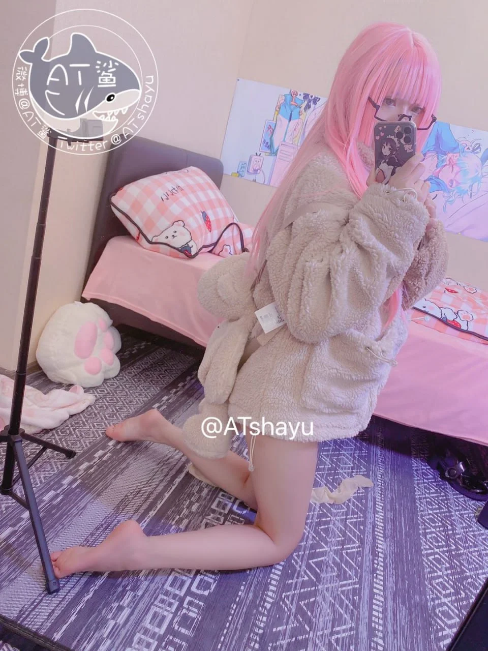 AT鲨 - 熊熊羊羔绒 [23P] tg@simisebaisi16.webp