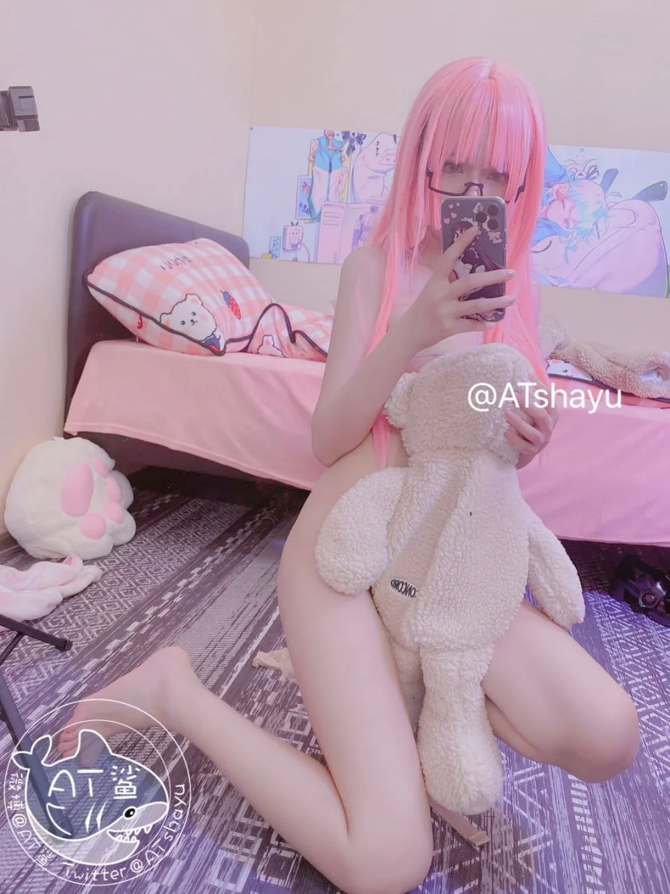 AT鲨 - 熊熊羊羔绒 [23P] tg@simisebaisi6.webp
