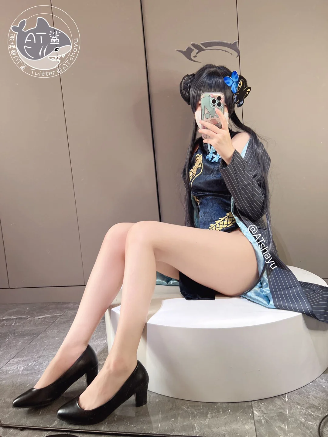 AT鲨 - 蔚蓝档案 妃咲旗袍 [30P] 07.webp
