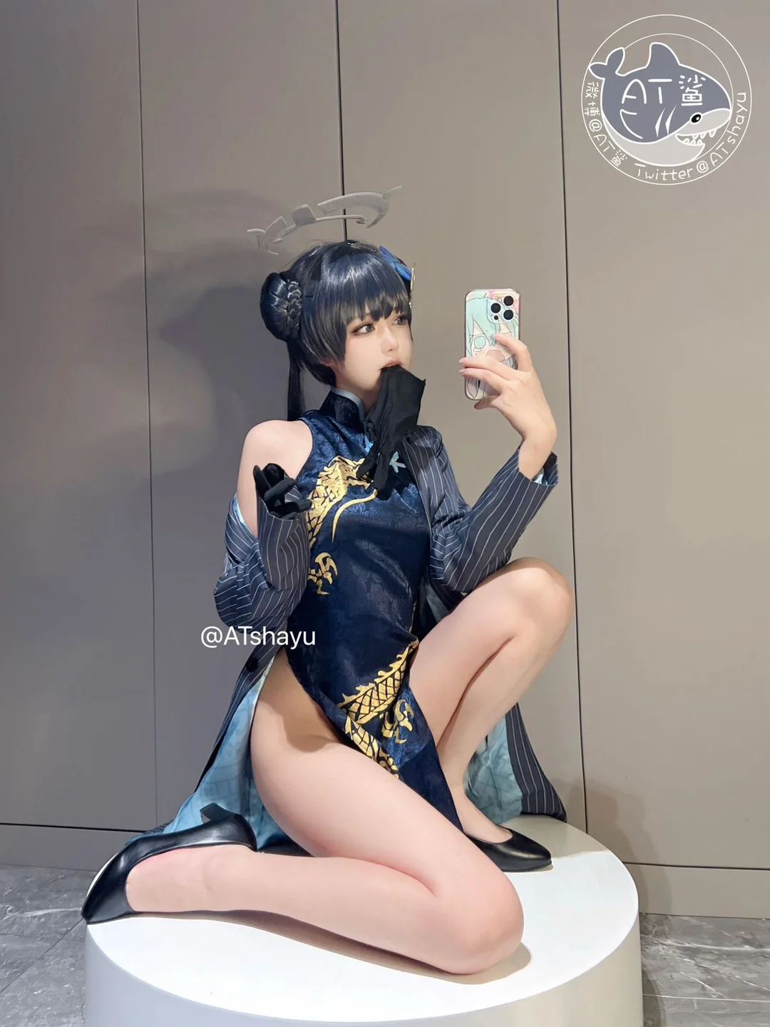 AT鲨 - 蔚蓝档案 妃咲旗袍 [30P] 12.webp