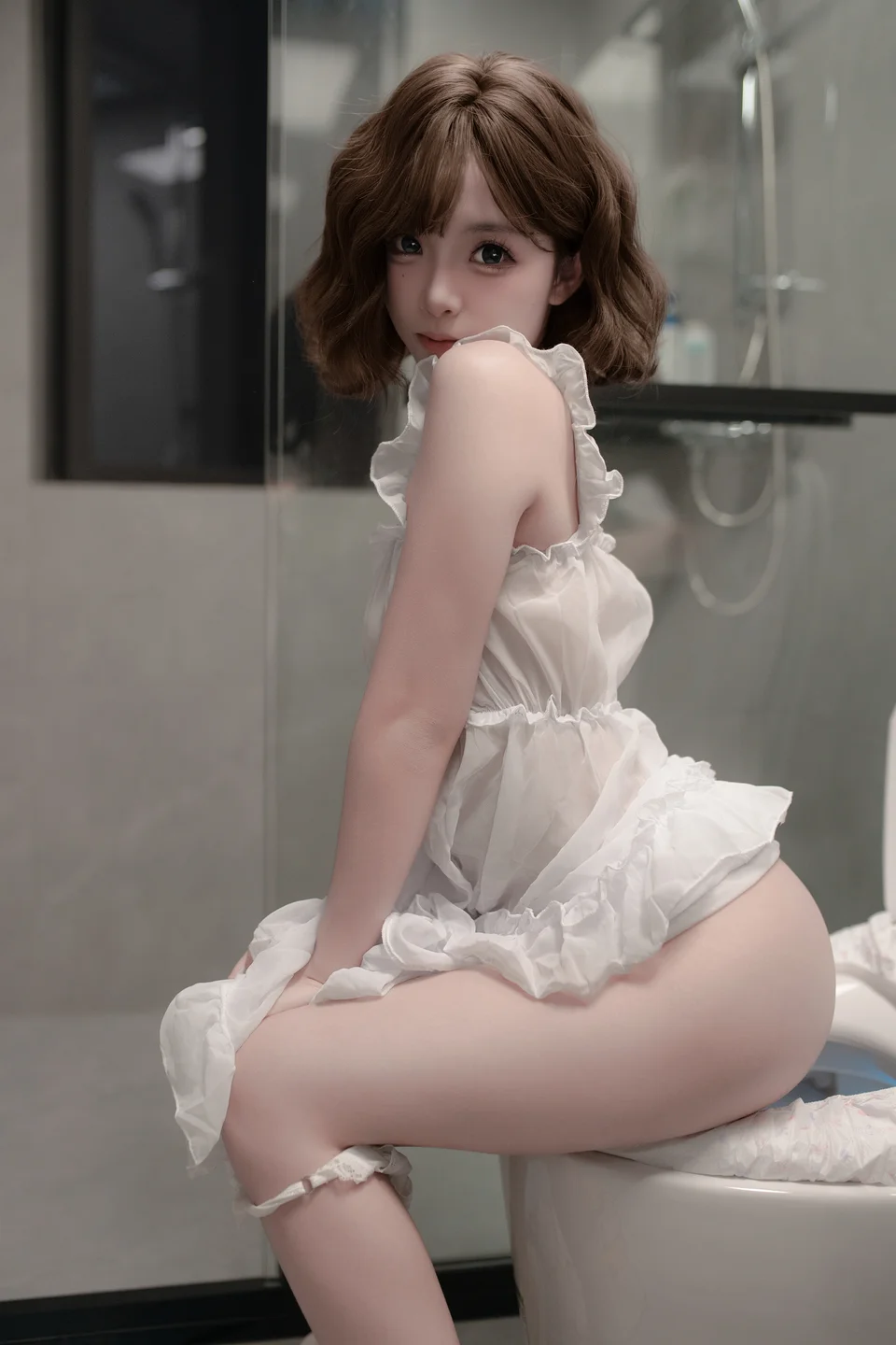 Bangni邦尼 – 淋浴湿身 [84P-1.19GB] 【丝足阁写真】015.webp