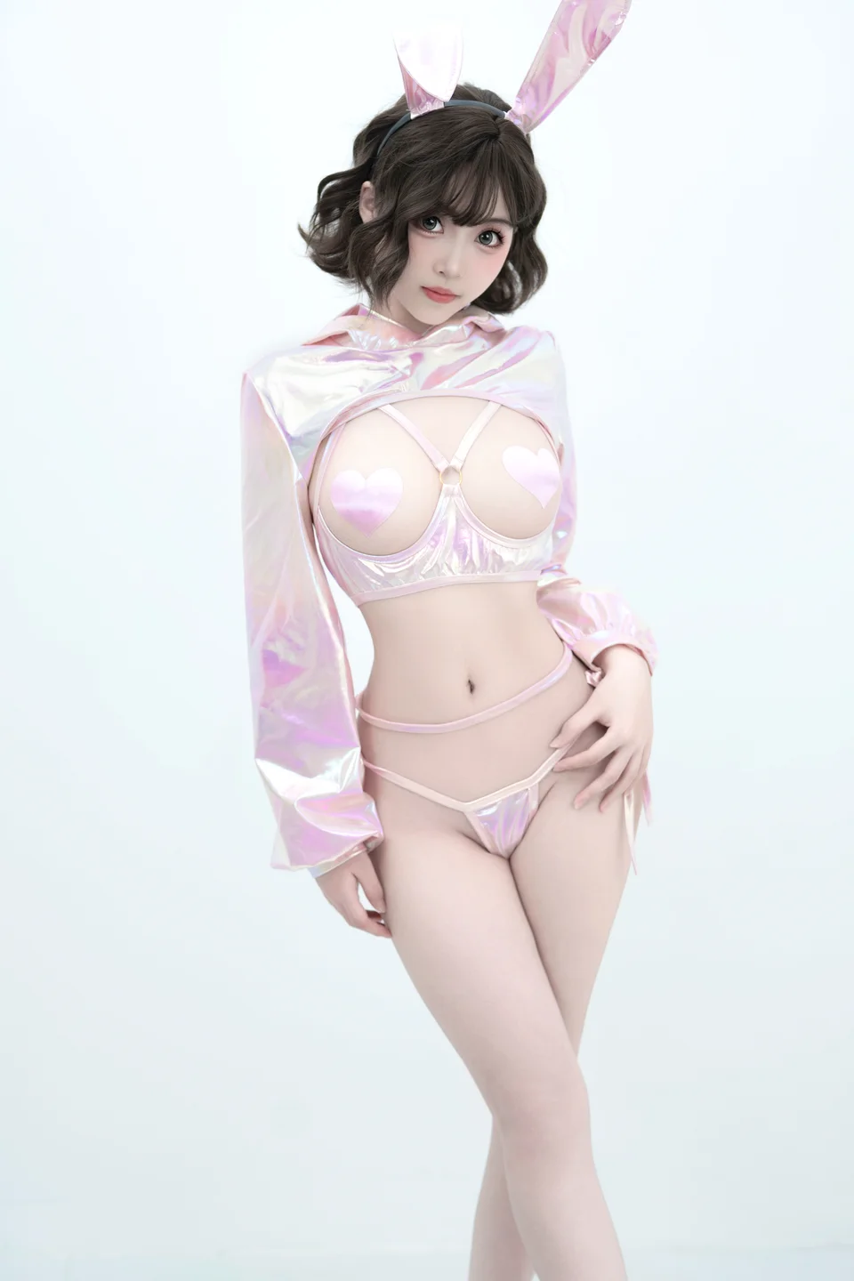 Bangni邦尼 – 粉色兔兔 [102P-600MB] 【丝足阁写真】010.webp