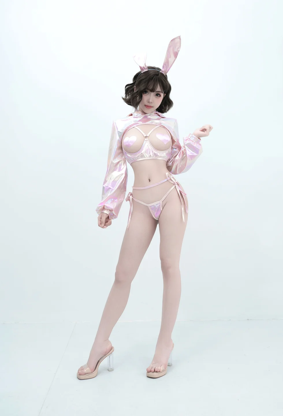 Bangni邦尼 – 粉色兔兔 [102P-600MB] 【丝足阁写真】016.webp