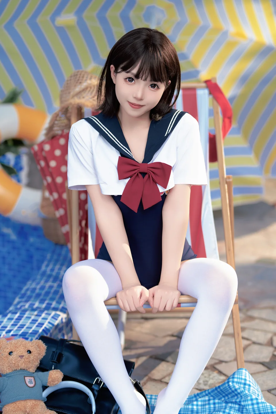 Bangni邦尼 - 反差JK泳装 [97P,7V-841MB] 004.webp