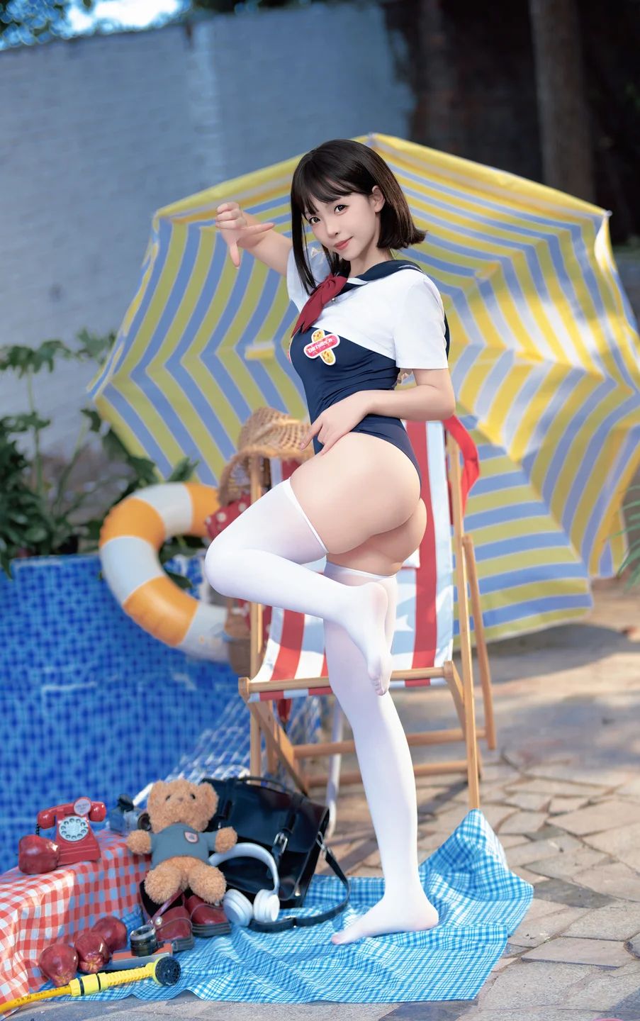 Bangni邦尼 - 反差JK泳装 [97P,7V-841MB] 012.webp