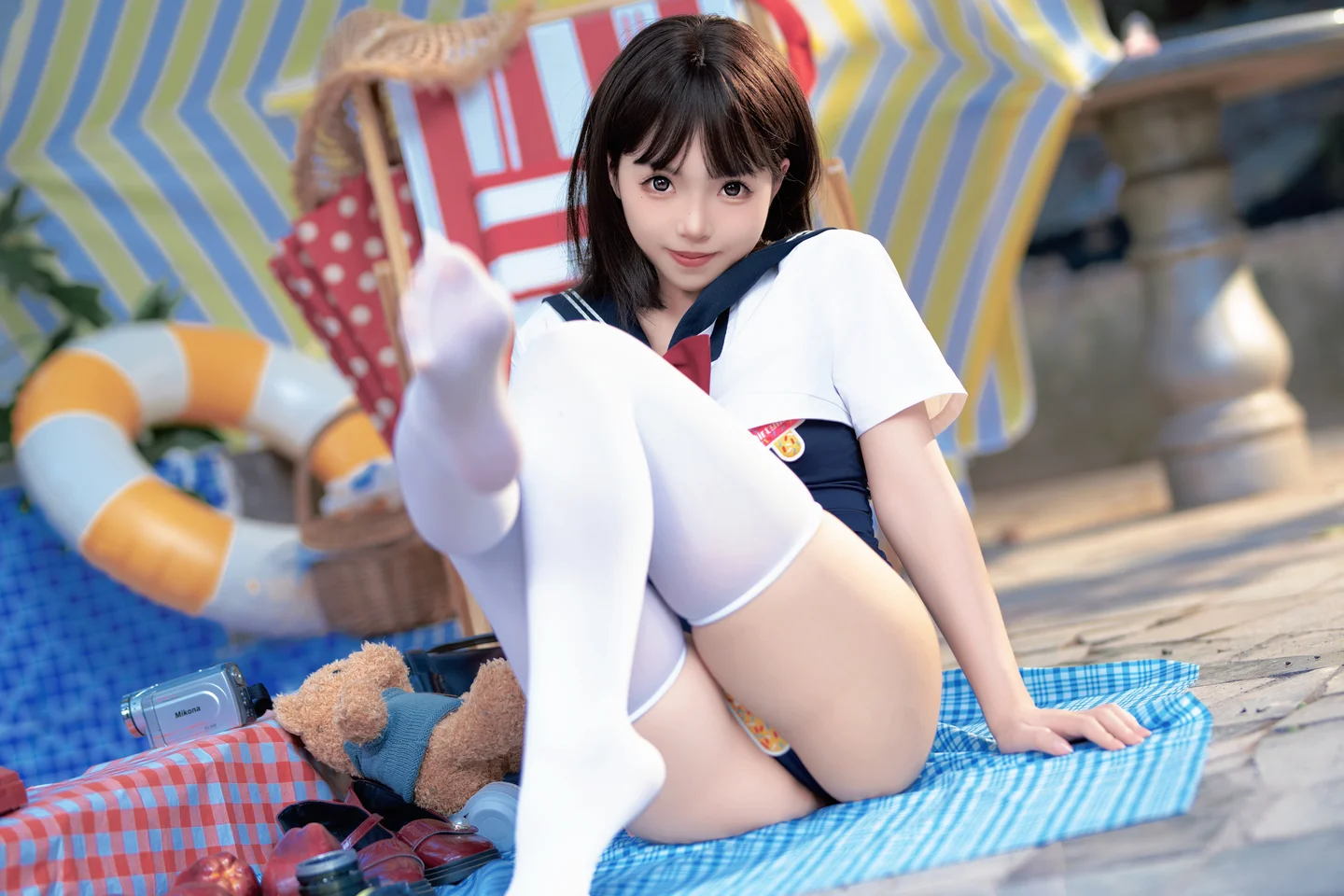 Bangni邦尼 - 反差JK泳装 [97P,7V-841MB] 032.webp