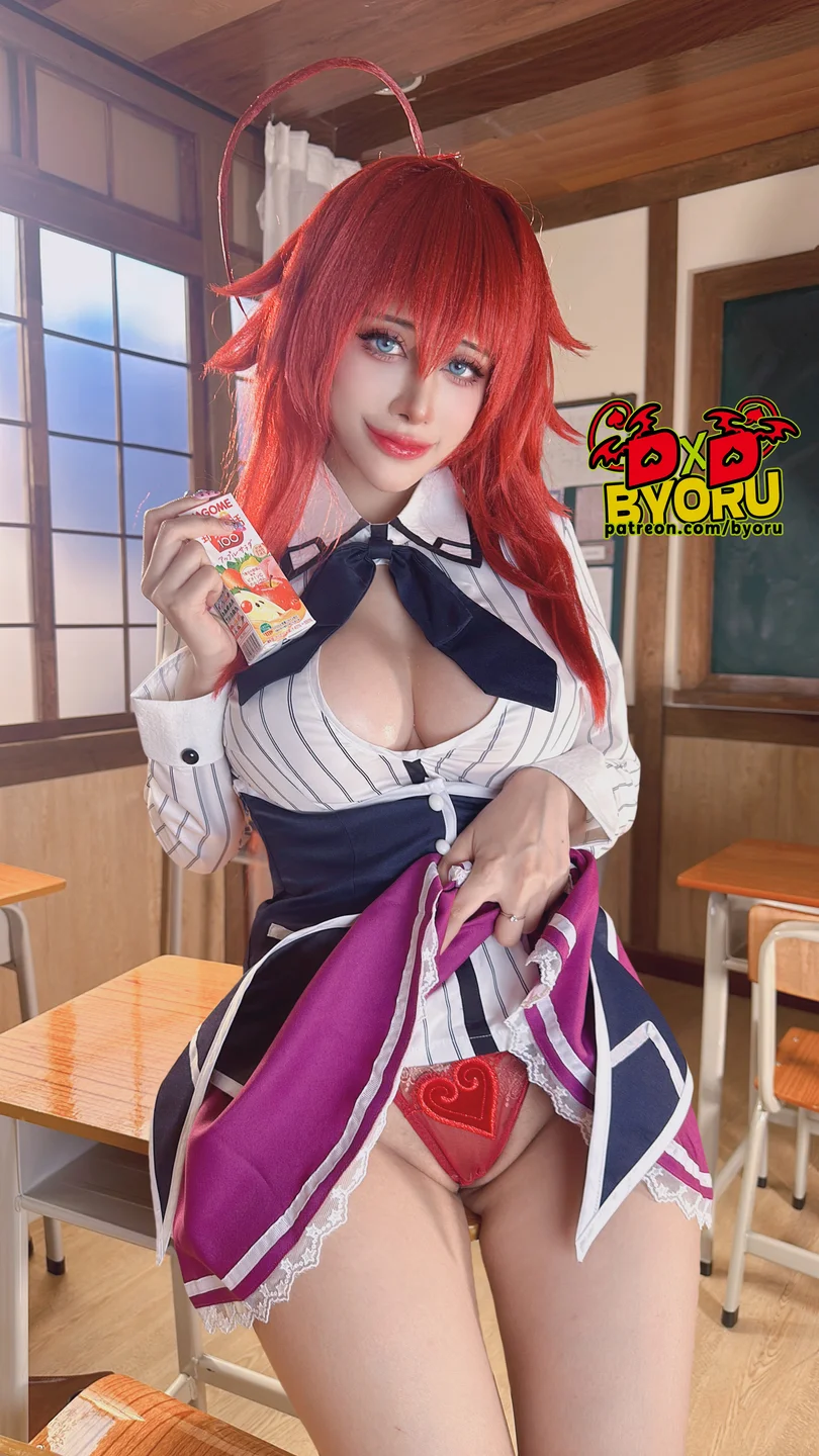 Byoru – 恶魔高校 莉雅丝 吉蒙里 [66P20V-2.06GB] Rias-S02.webp
