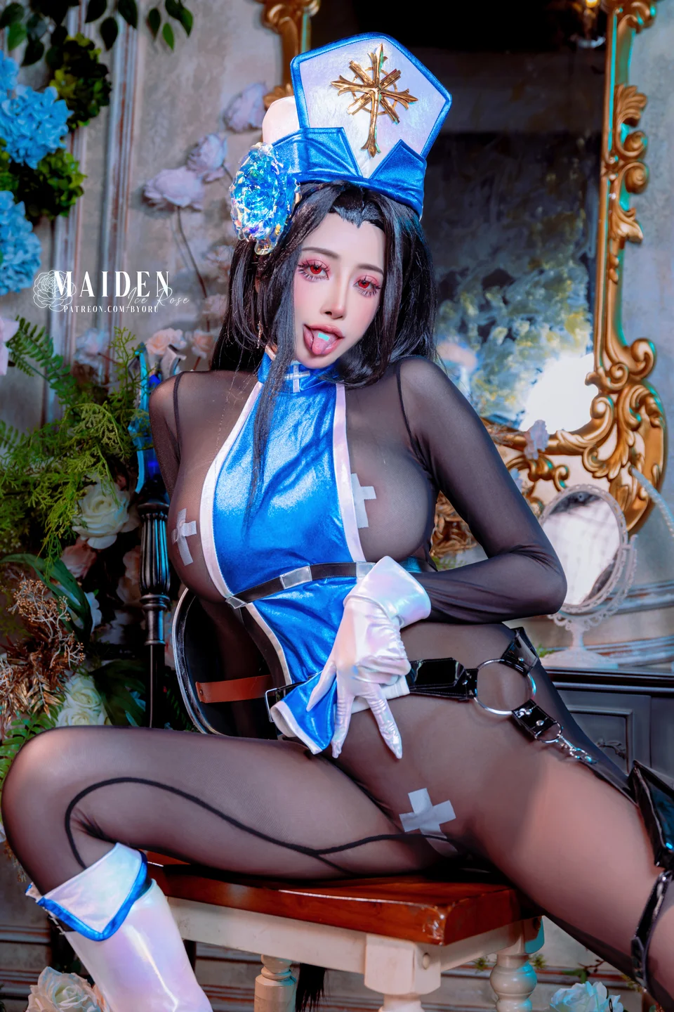 Byoru – 梅登 冰玫瑰 [56P18V-4.64GB]⑴ 【丝足阁写真】009.webp