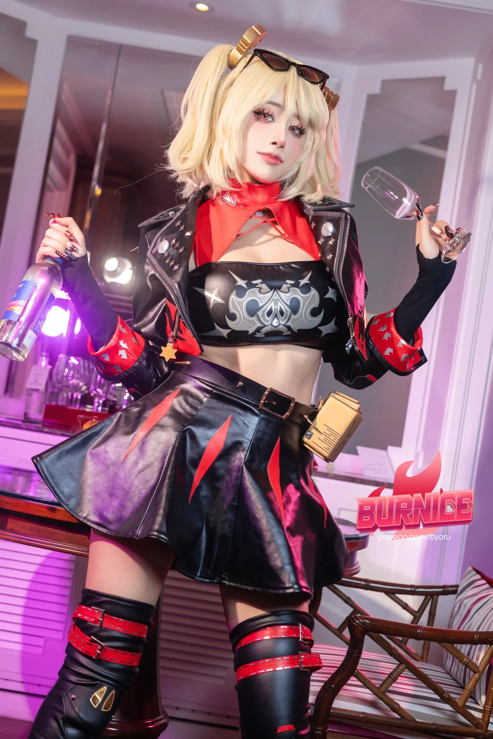 Byoru – 绝区零 柏妮思 Burnice [57P 15V] TG@simisebaisi018.webp