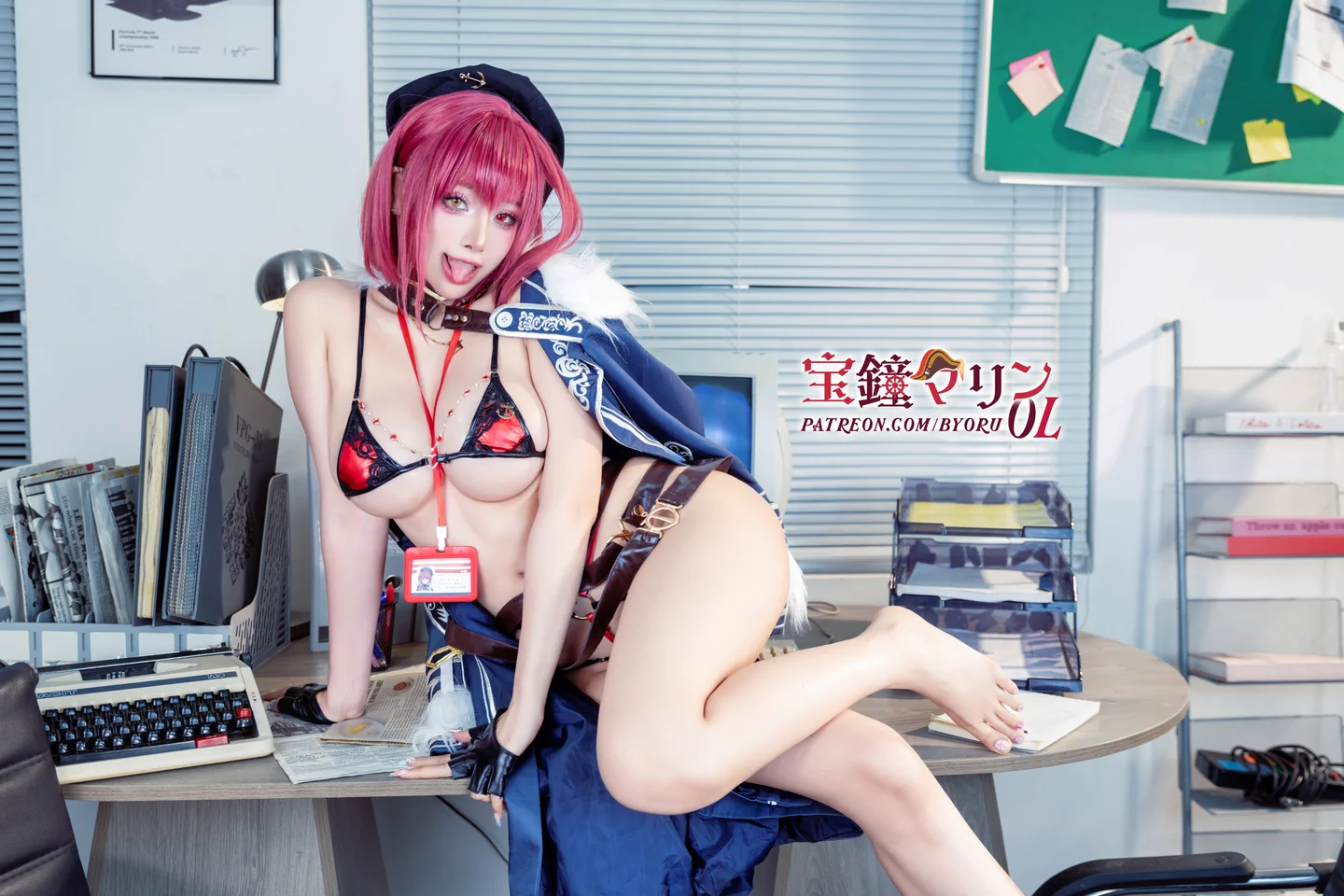 Byoru - 宝鐘マリン OL [75P,28V-4.1GB]P01 Marine-OL-HD28.webp
