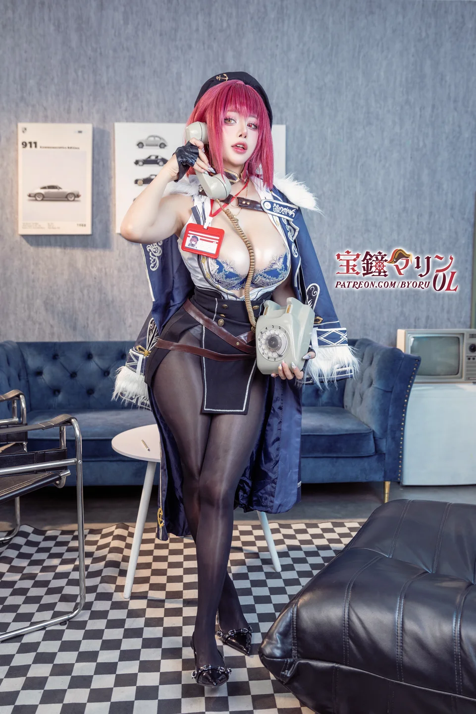 Byoru - 宝鐘マリン OL [75P,28V-4.1GB]P01 Marine-OL-HD6.webp