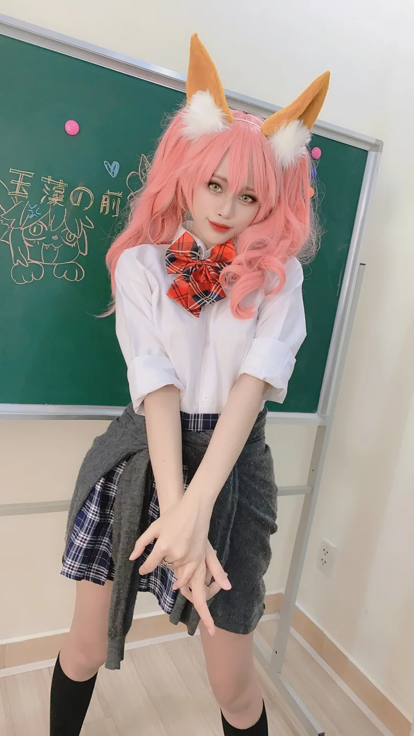 Byoru - Tamamo no Mae (School Uniform) [58P,13V-587MB] 026.webp