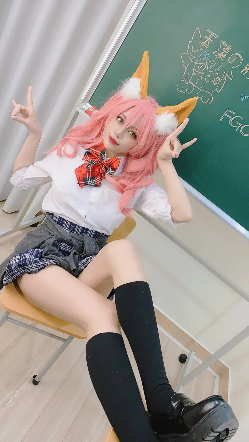 Byoru - Tamamo no Mae (School Uniform) [58P,13V-587MB] 031.webp