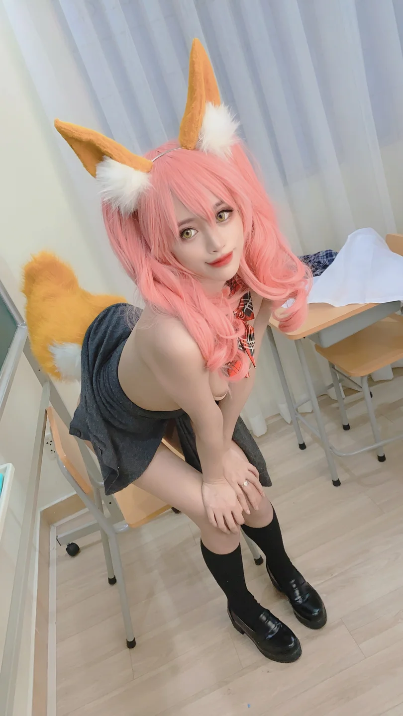 Byoru - Tamamo no Mae (School Uniform) [58P,13V-587MB] 047.webp