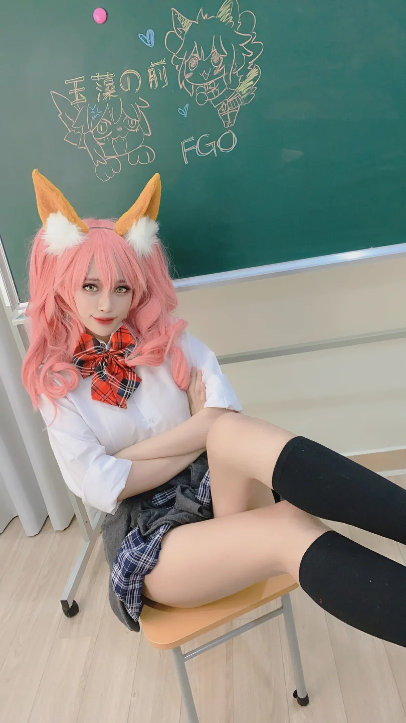 Byoru - Tamamo no Mae (School Uniform) [58P,13V-587MB] 053.webp