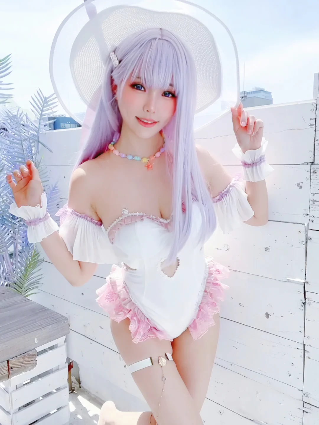 ElyEE子 - Plymouth Swimsuit [28P-219MB] 026.webp