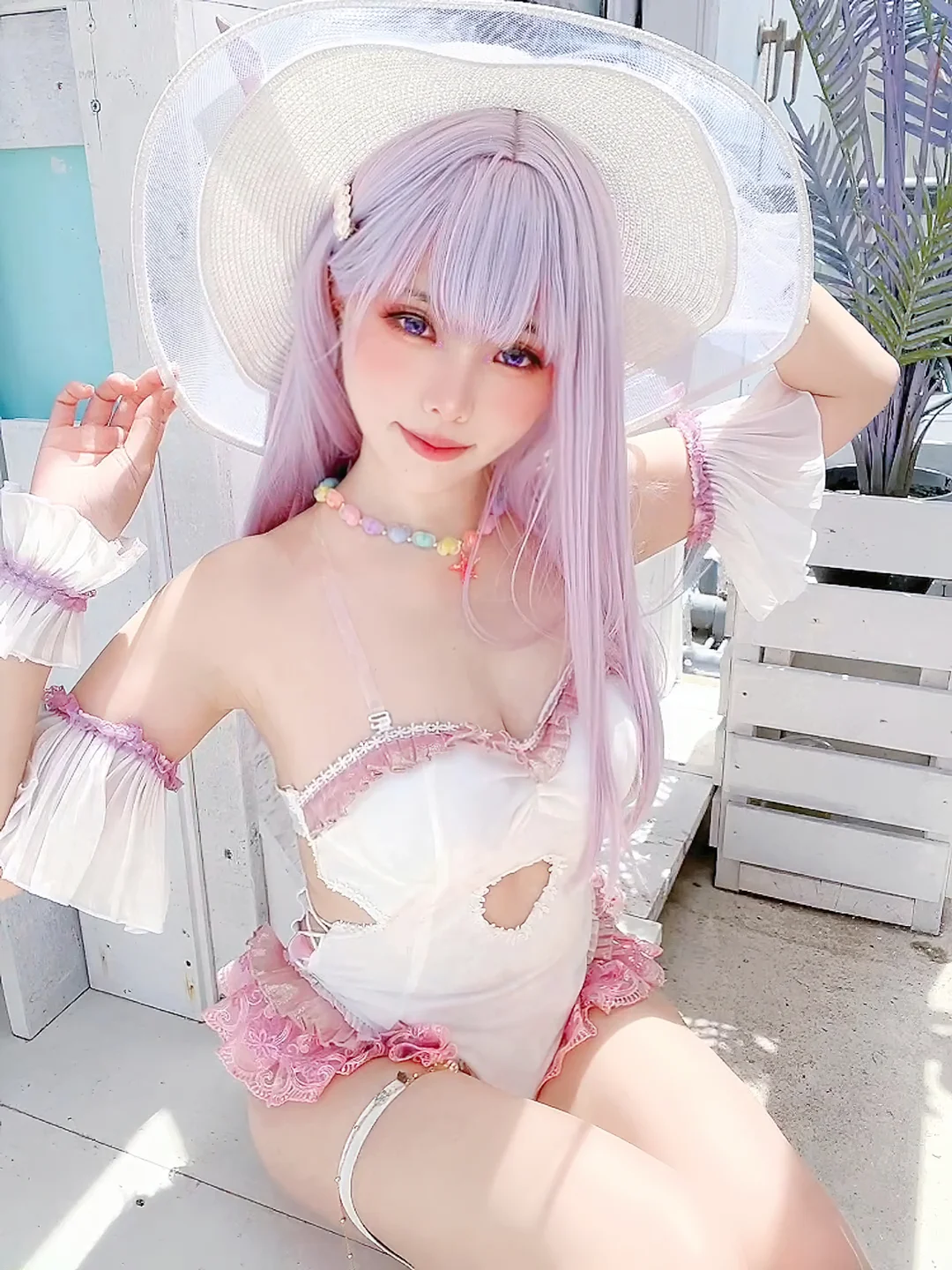 ElyEE子 - Plymouth Swimsuit [28P-219MB] 028.webp