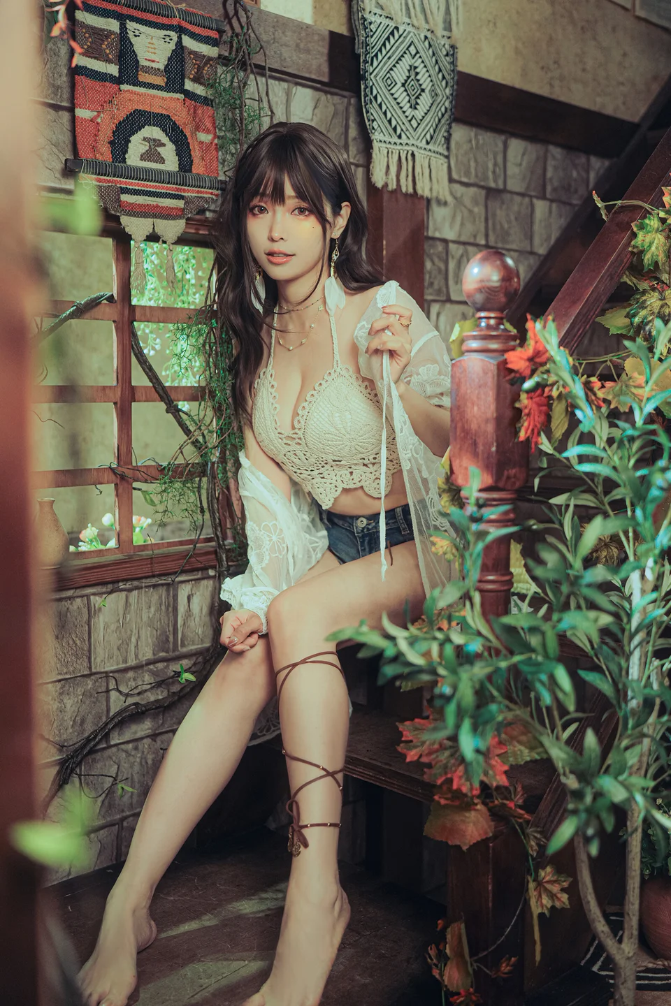 ElyEE子 - Secret Treehouse Escape 【丝足阁写真】019.webp