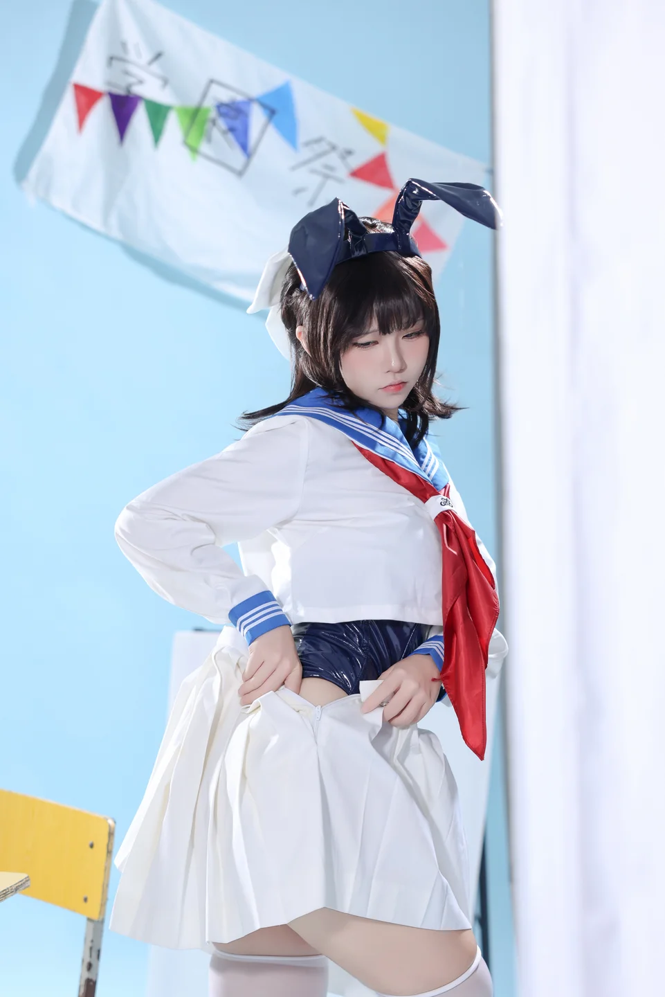 G44不会受伤 - 水手服兔女郎咖啡厅 [27P] tg@simisebaisi1.webp