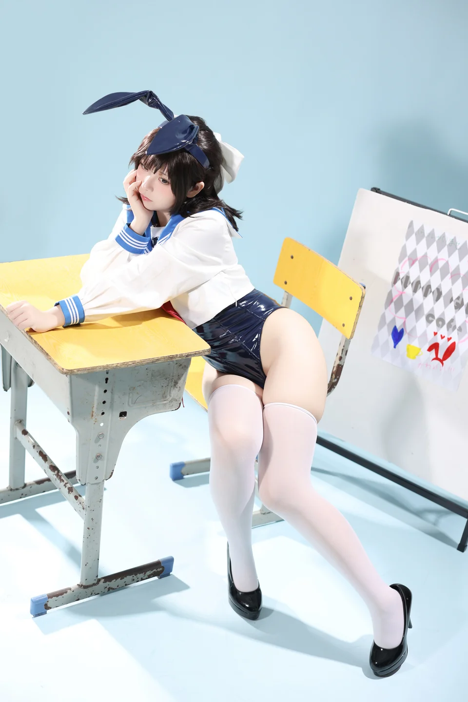 G44不会受伤 - 水手服兔女郎咖啡厅 [27P] tg@simisebaisi12.webp