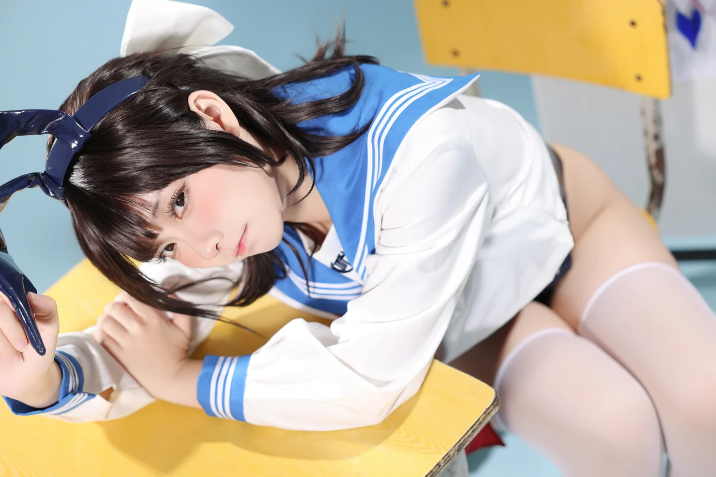 G44不会受伤 - 水手服兔女郎咖啡厅 [27P] tg@simisebaisi13.webp