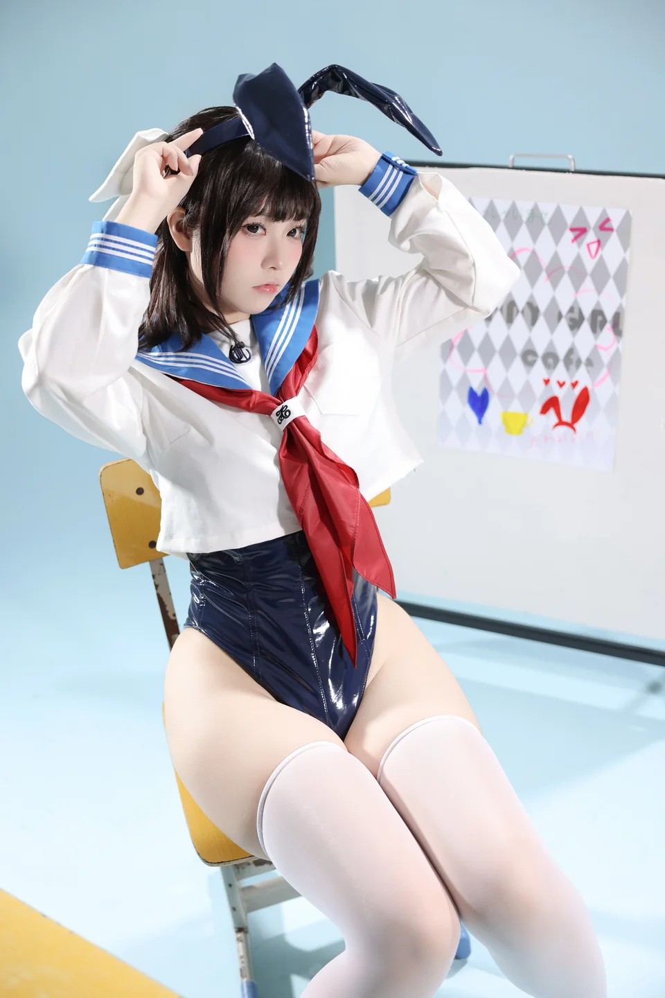 G44不会受伤 - 水手服兔女郎咖啡厅 [27P] tg@simisebaisi20.webp