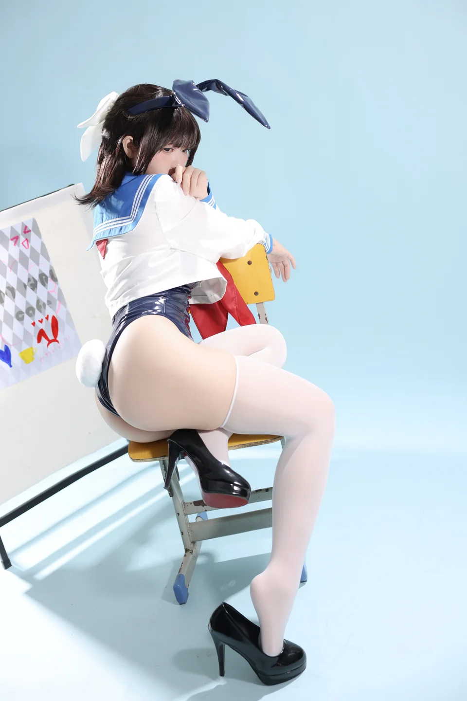 G44不会受伤 - 水手服兔女郎咖啡厅 [27P] tg@simisebaisi25.webp