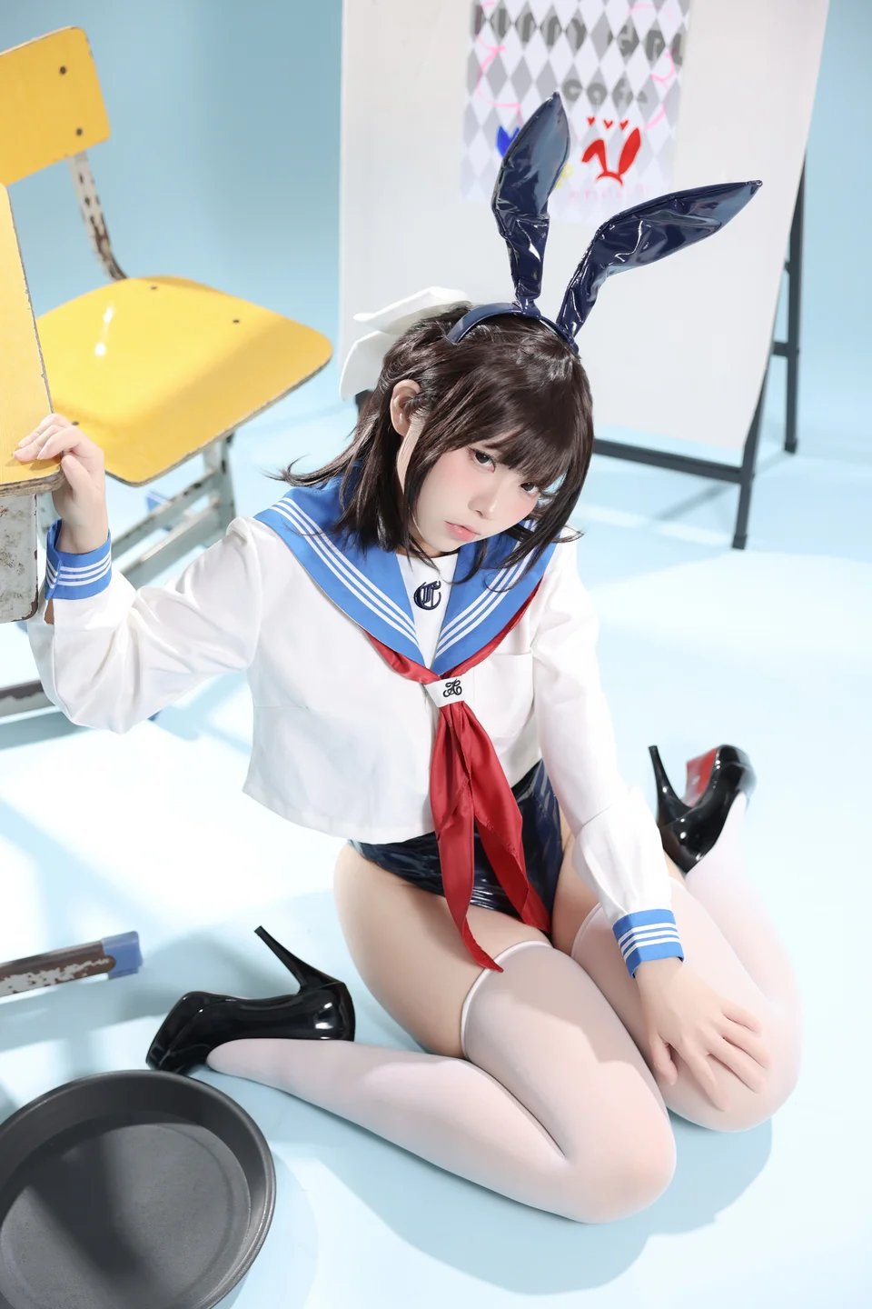 G44不会受伤 - 水手服兔女郎咖啡厅 [27P] tg@simisebaisi27.webp
