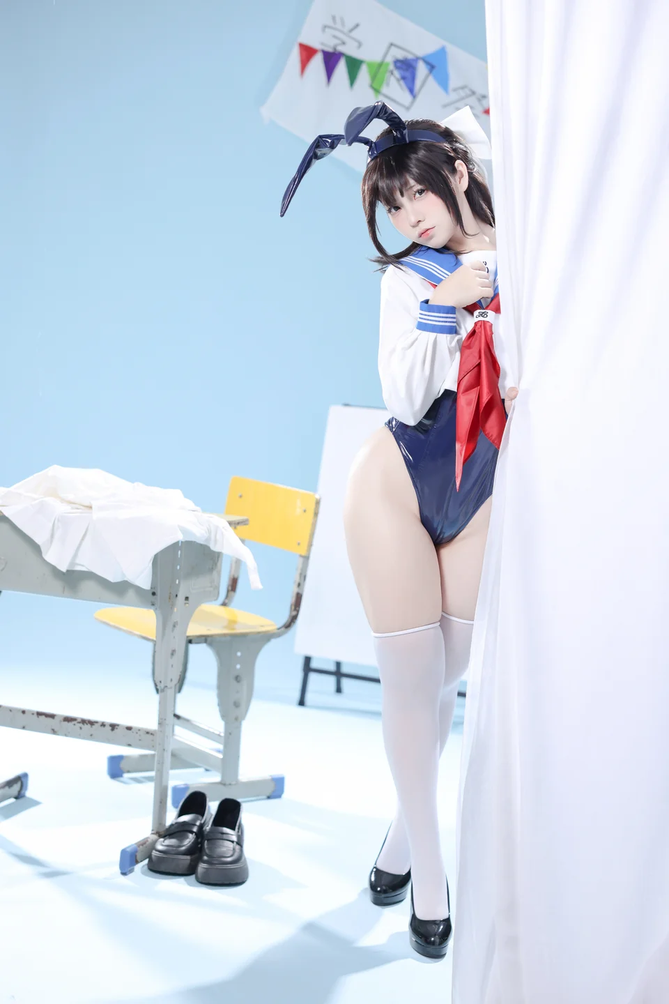 G44不会受伤 - 水手服兔女郎咖啡厅 [27P] tg@simisebaisi4.webp