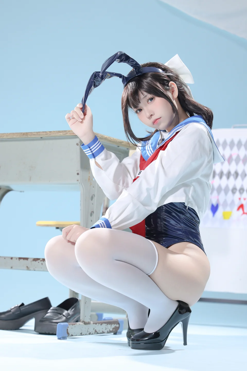 G44不会受伤 - 水手服兔女郎咖啡厅 [27P] tg@simisebaisi8.webp