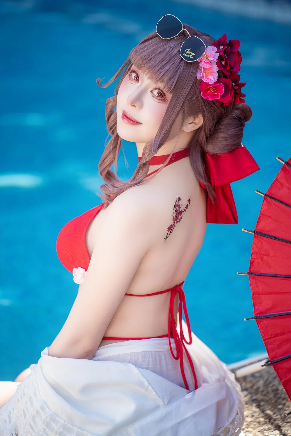 Himeking - Nikke：胜利女神樱花泳装 [36P-46MB] 008.webp