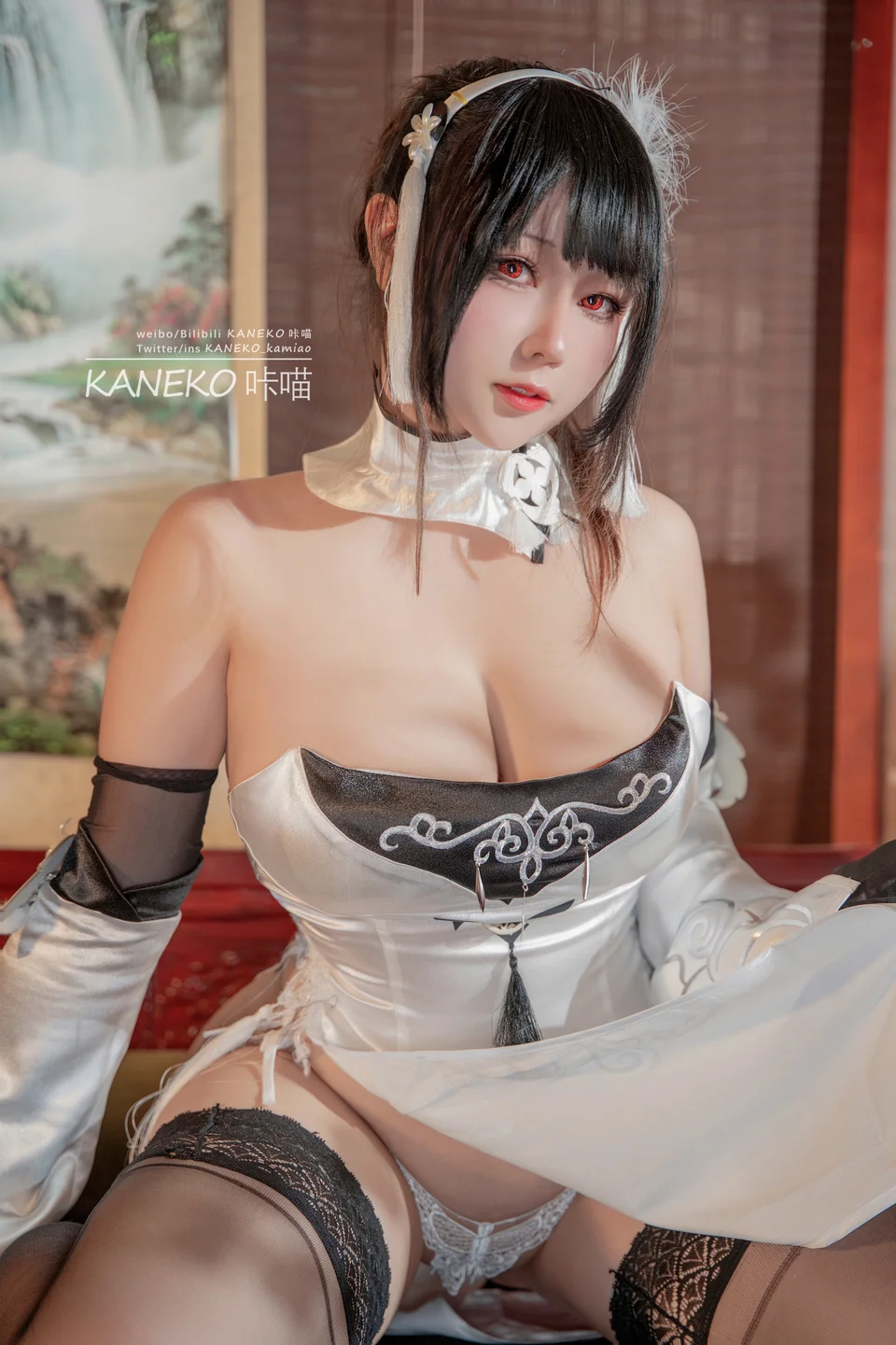 KANEKO_咔喵 – 镇海 白旗袍 [30P,2V-693MB] 007.webp