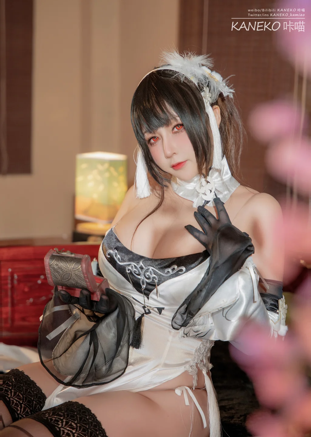 KANEKO_咔喵 – 镇海 白旗袍 [30P,2V-693MB] 010.webp