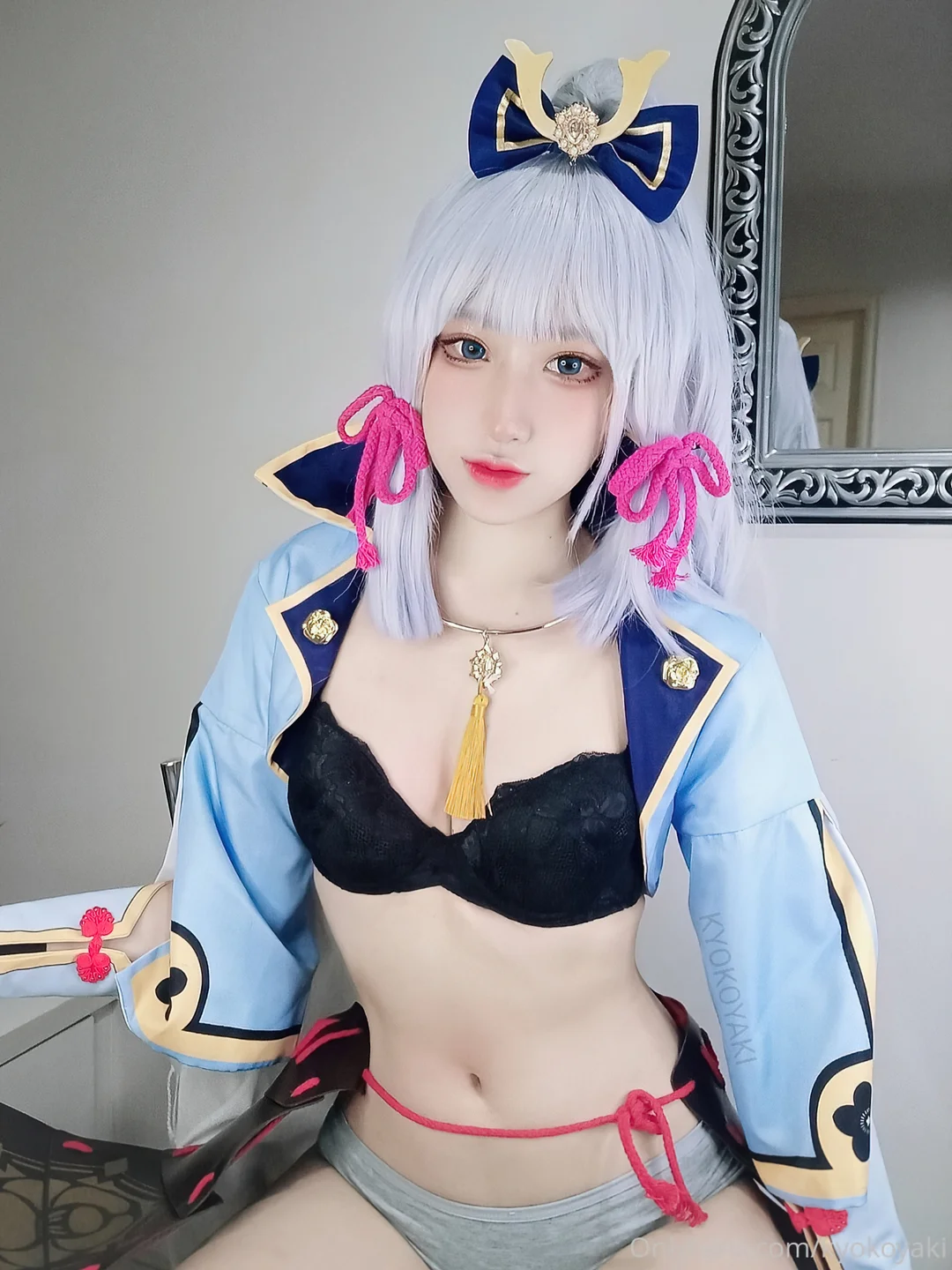Kyokoyaki - Ayaka Kamisato [32P-66MB] 014.webp
