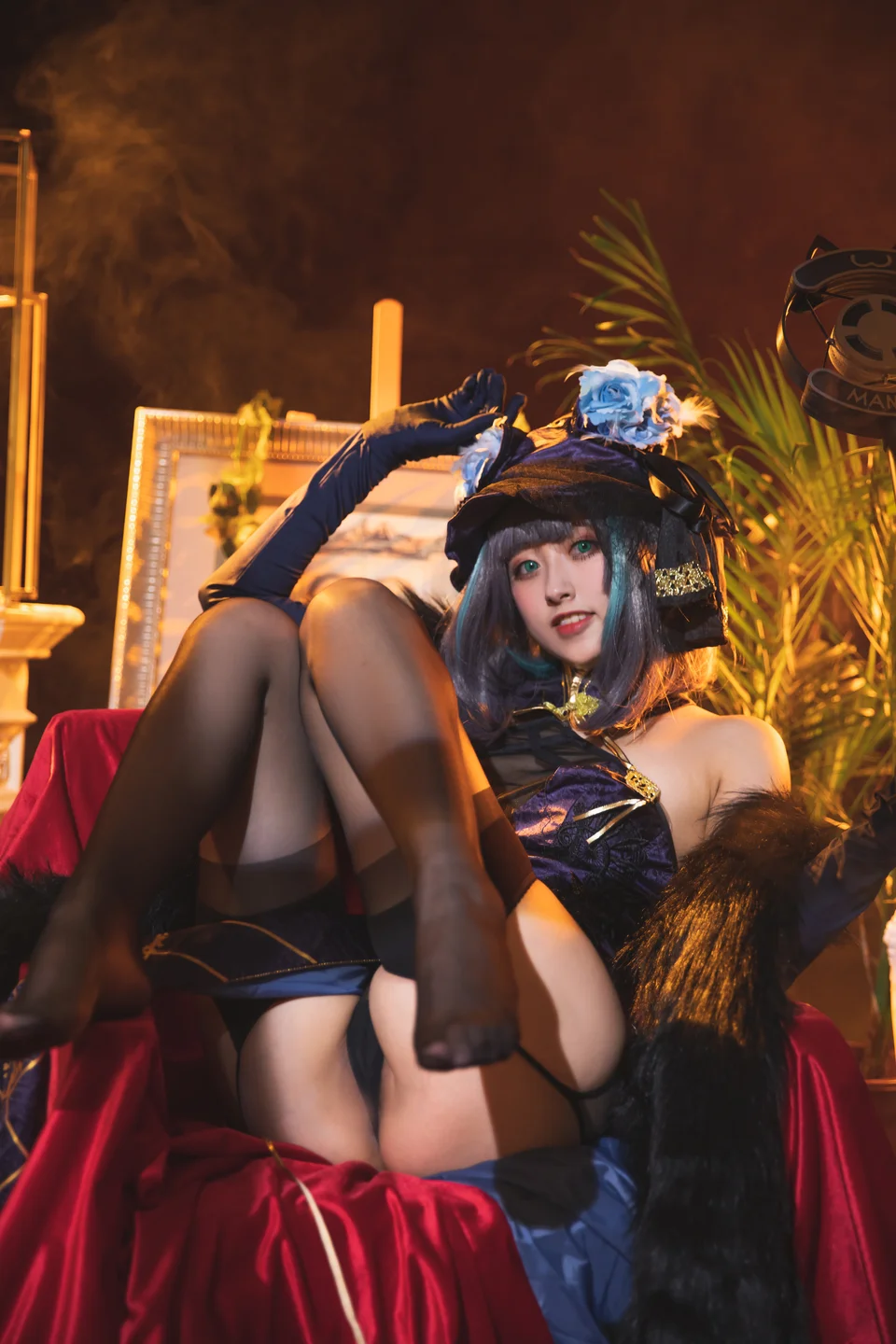 Luisa_零纱 - 柴郡旗袍 【丝足阁写真】015.webp