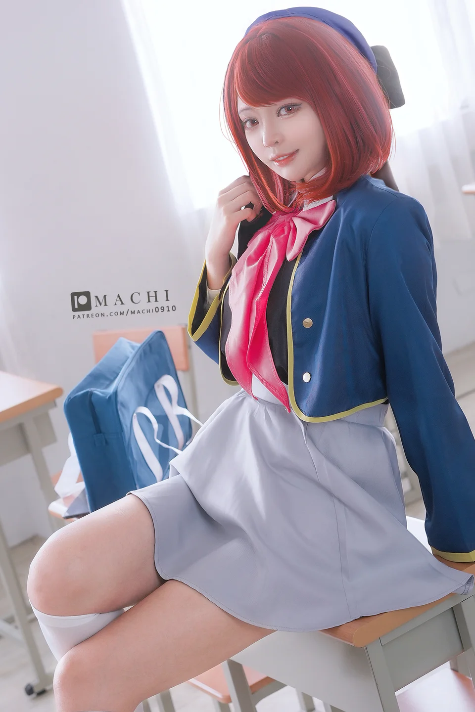 Machi马吉 - NO.009 Kana Arima [24P-122MB] 001.webp