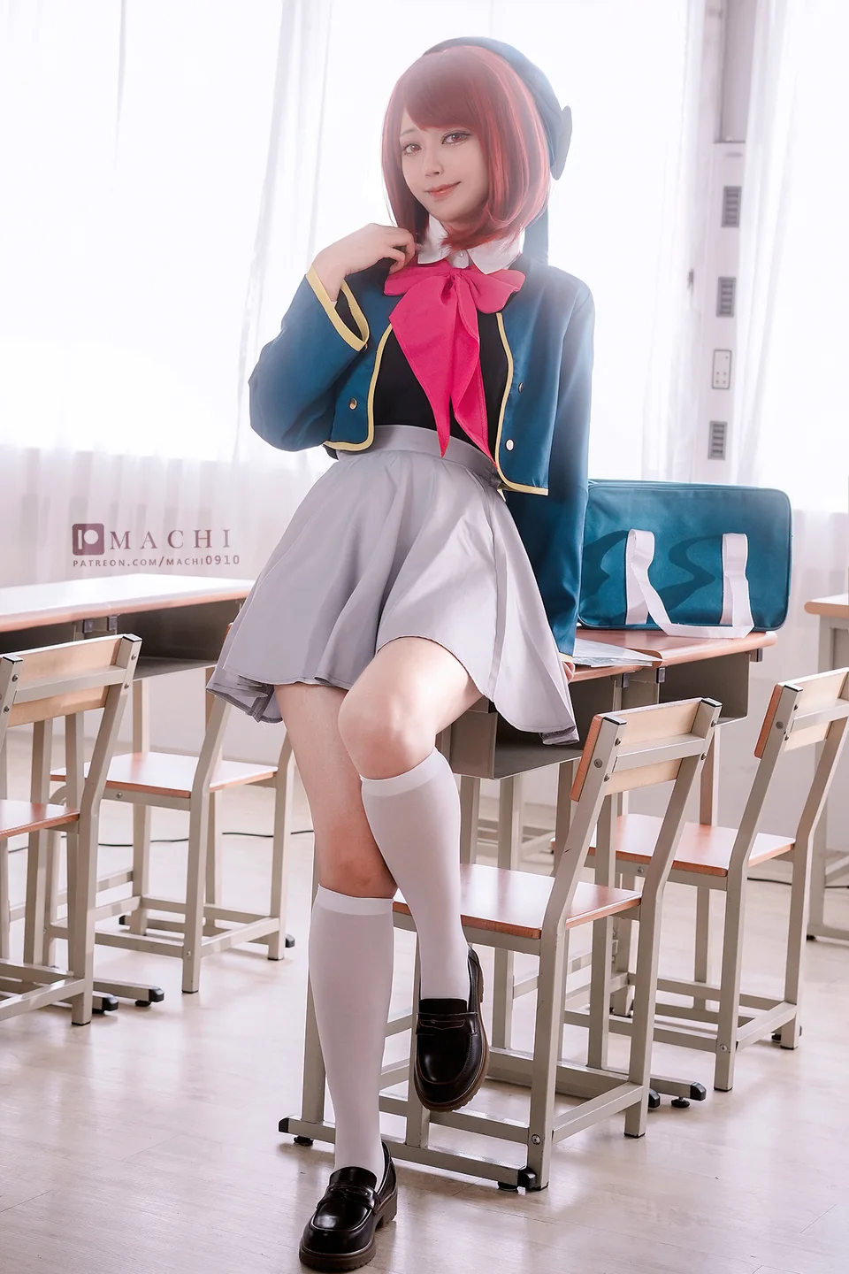 Machi马吉 - NO.009 Kana Arima [24P-122MB] 022.webp