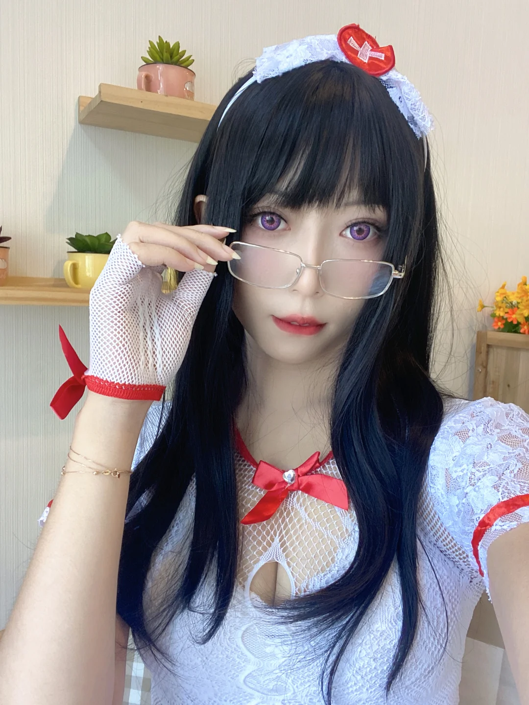 Money冷冷 - 白网护士套 [48P,2V-762MB] 020.webp