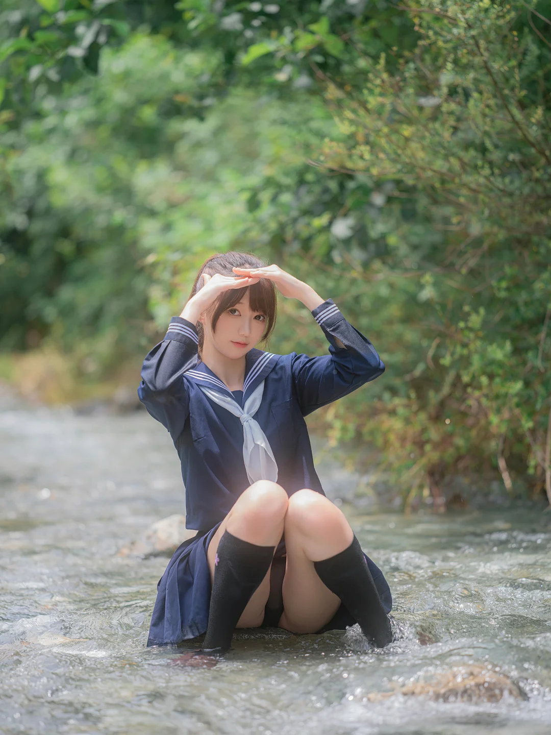 Nagisa魔物喵 – 川で水遊び [110P-327MB] 【丝足阁写真】013.webp