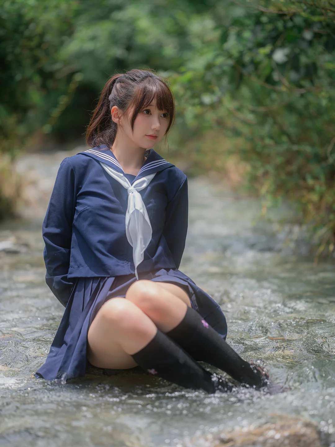Nagisa魔物喵 – 川で水遊び [110P-327MB] 【丝足阁写真】014.webp