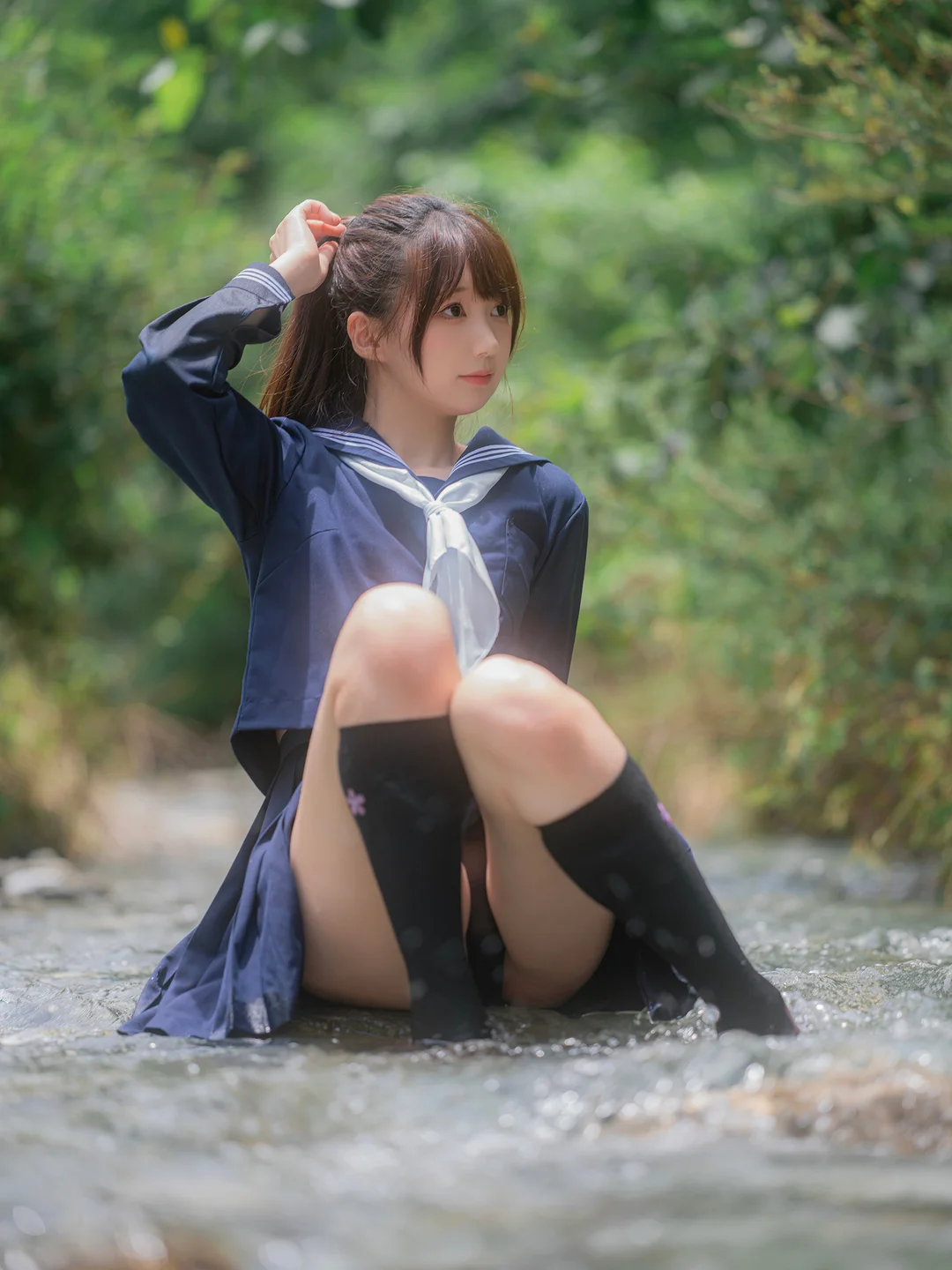 Nagisa魔物喵 – 川で水遊び [110P-327MB] 【丝足阁写真】017.webp