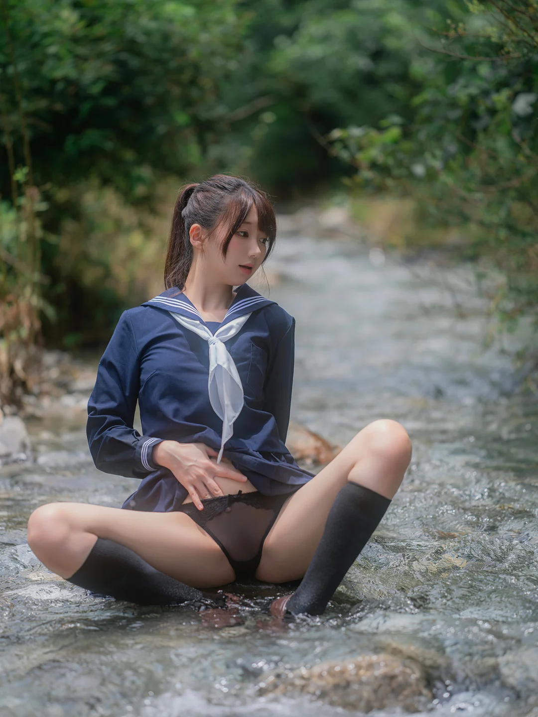 Nagisa魔物喵 – 川で水遊び [110P-327MB] 【丝足阁写真】018.webp