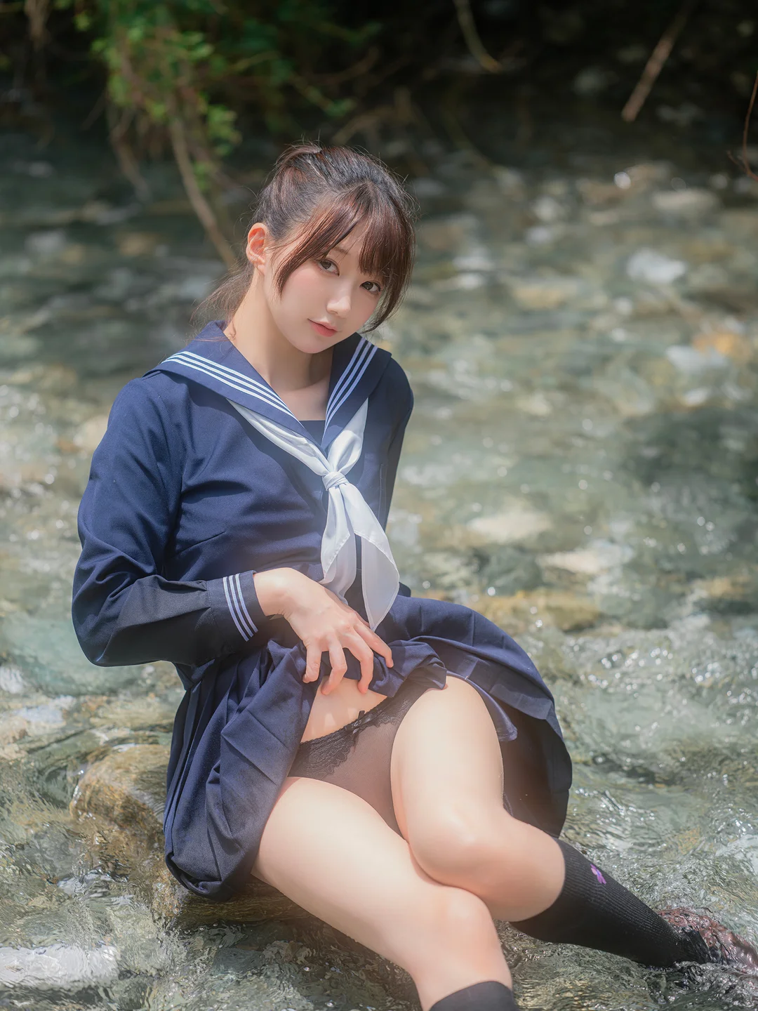 Nagisa魔物喵 – 川で水遊び [110P-327MB] 【丝足阁写真】026.webp