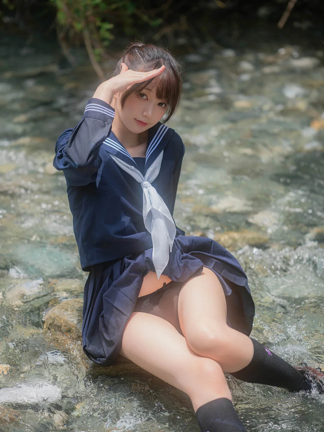 Nagisa魔物喵 – 川で水遊び [110P-327MB] 【丝足阁写真】027.webp