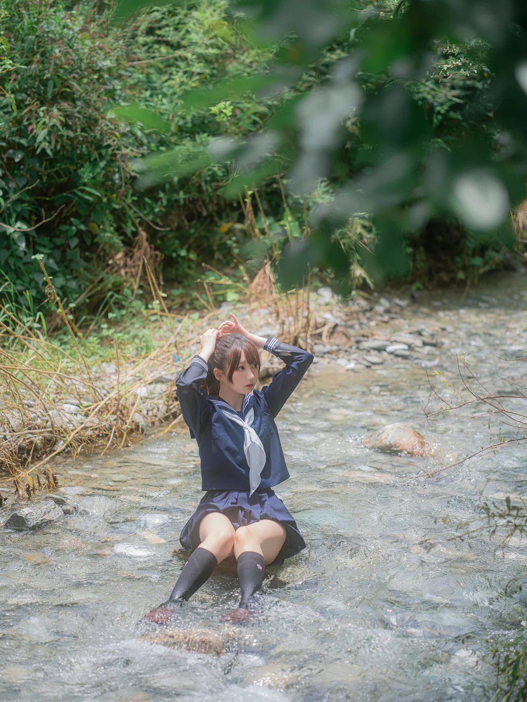 Nagisa魔物喵 – 川で水遊び [110P-327MB] 【丝足阁写真】028.webp
