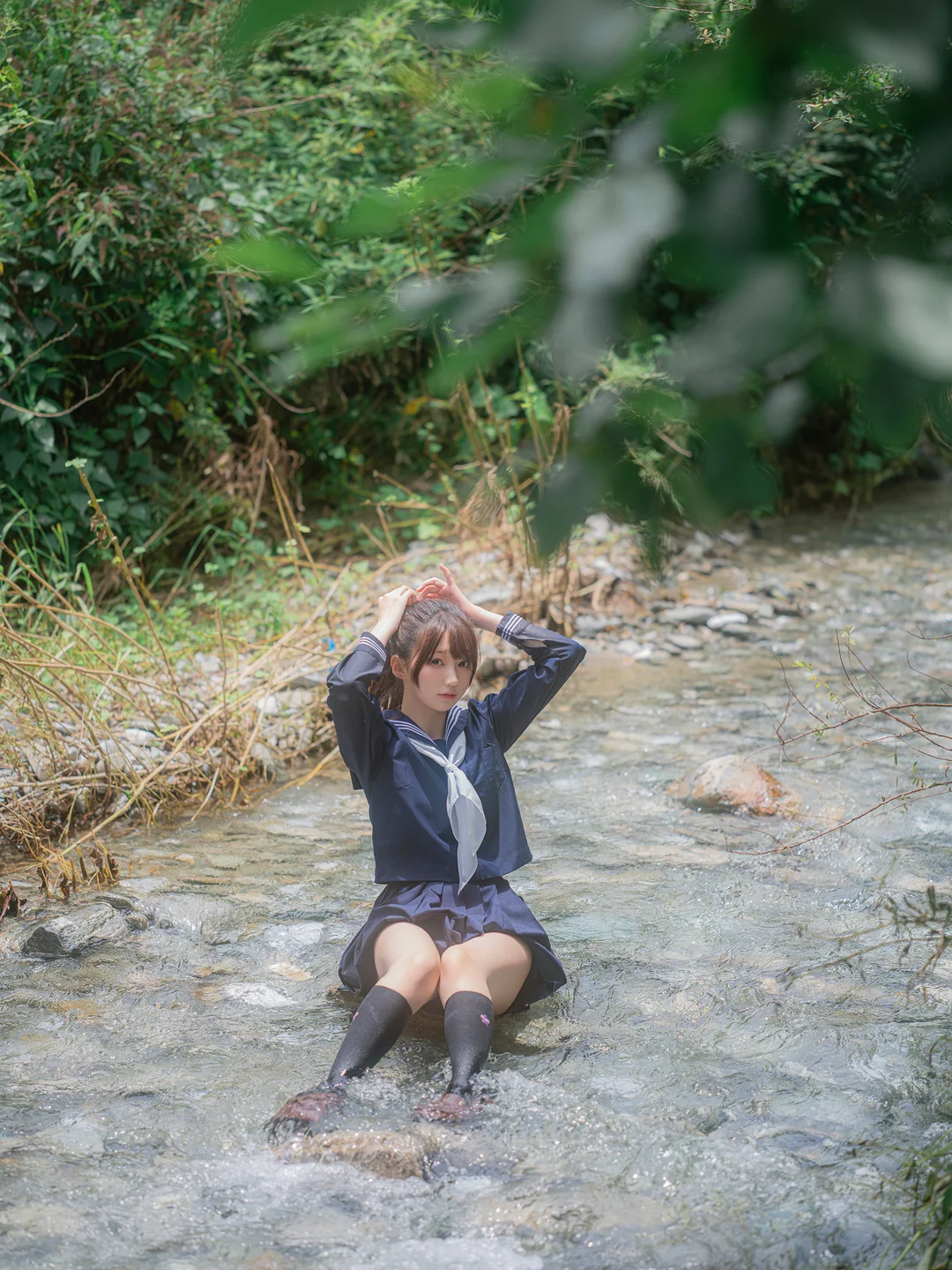 Nagisa魔物喵 – 川で水遊び [110P-327MB] 【丝足阁写真】029.webp